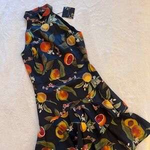 CITRUS BLACK DRESS